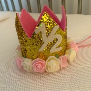1/2 Birthday Crown